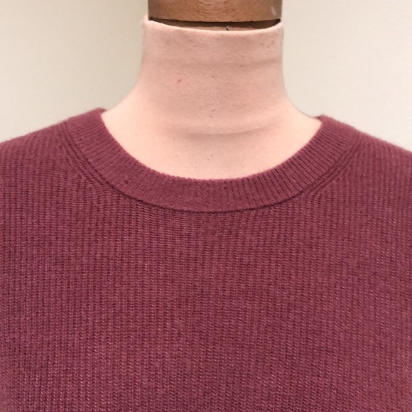 Madewell Baybrook Sweater Size Small Red Lantern Sleeve Pullover - Picture 3 of 11